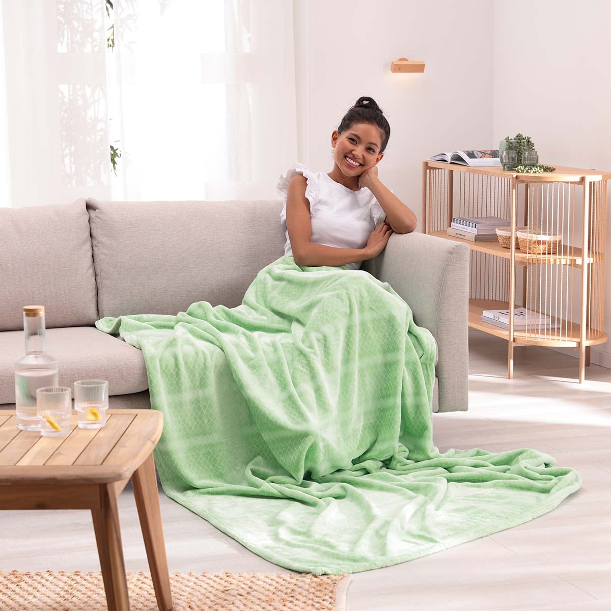 Zomerdeken Jacquard