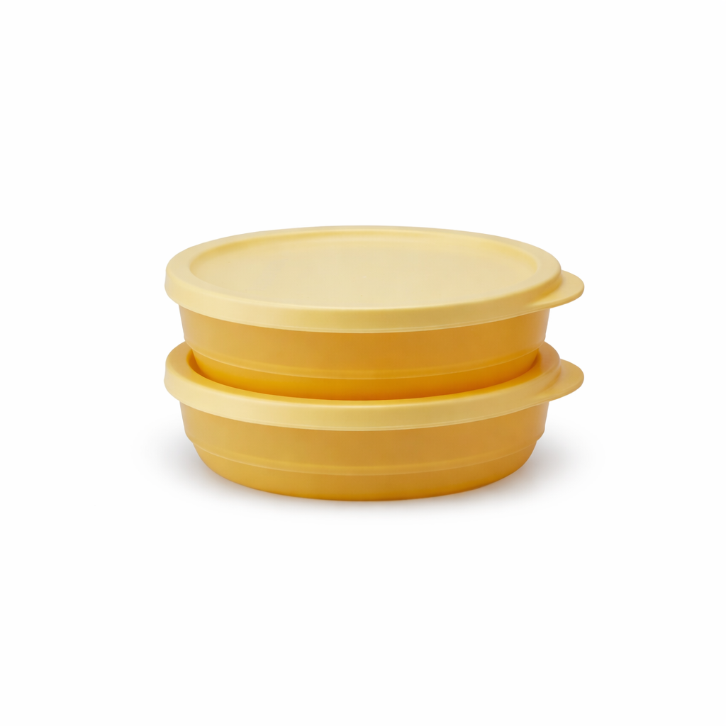 2x ronde Cubix-dozen, 200ml
