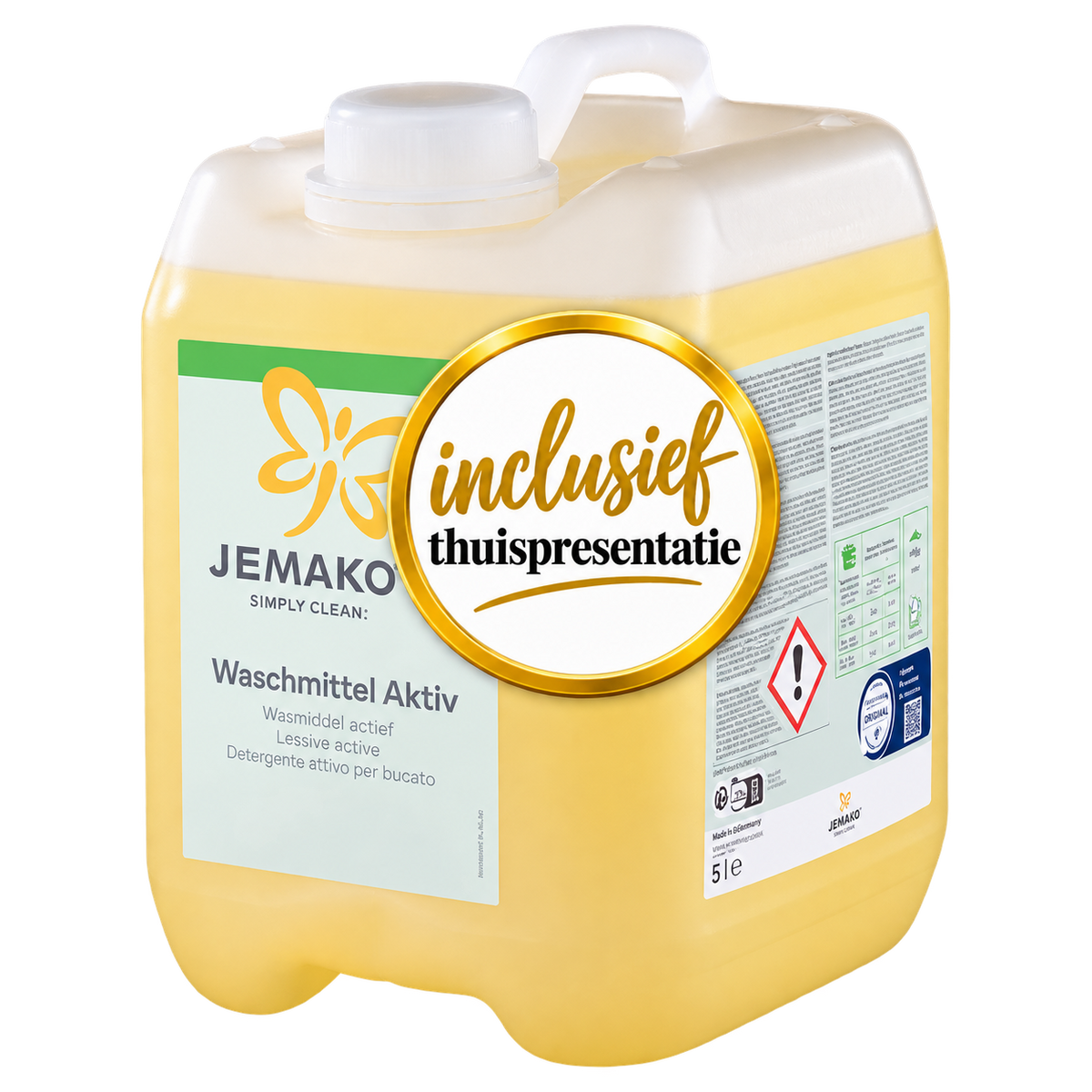 Wasmiddel, 5L-can incl Thuispresentatie