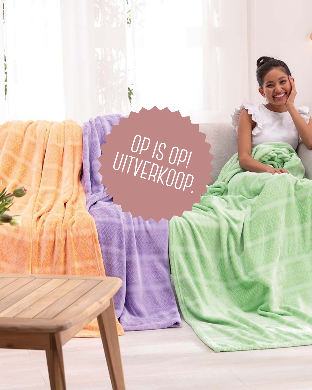 Zomerdeken Jacquard