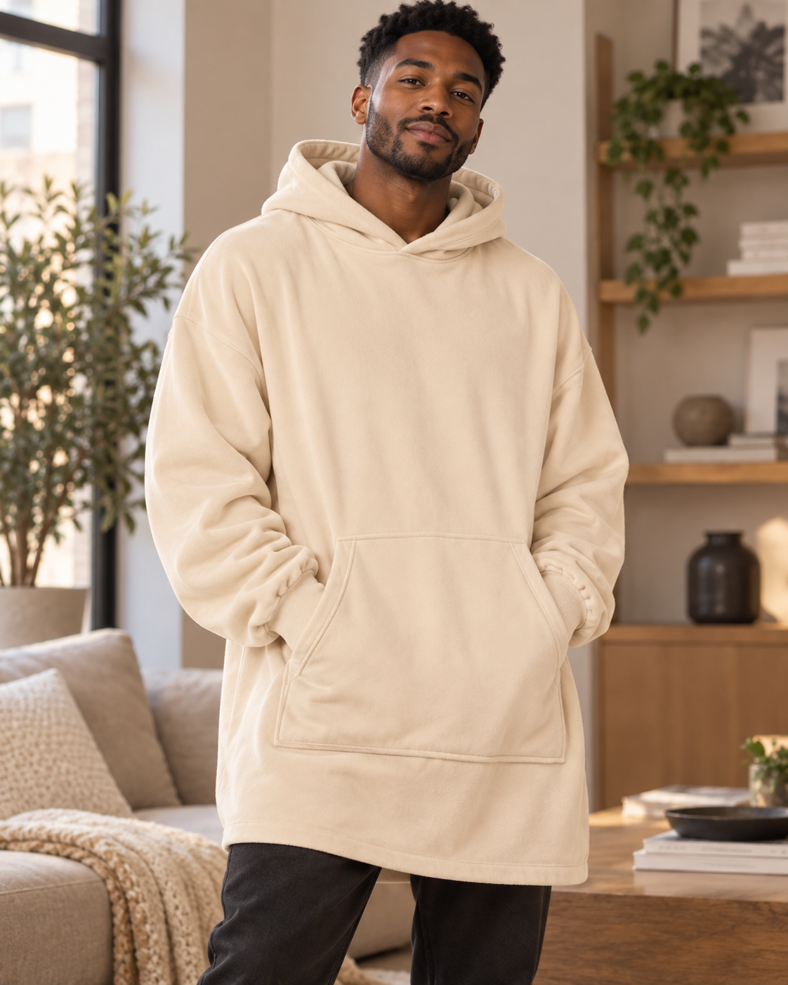 Optipluche Soft Oversized Hoodie