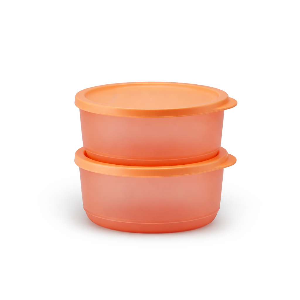 2x ronde Cubix-doos, 530ml
